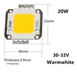 LED 10/20/30/50/70/100W DC 12V 36V COB module LED Chip Diodes Lamp Bulb for outdoor focus Spotlight Garden Integrated Light Beads