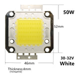 LED 10/20/30/50/70/100W DC 12V 36V COB module LED Chip Diodes Lamp Bulb for outdoor focus Spotlight Garden Integrated Light Beads