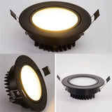 Dimmable COB Downlights Lamp 220v Ceiling Led Spot Lights 7W 9W 18W Recessed Round Room Kitchen Chambre Indoor Round Light