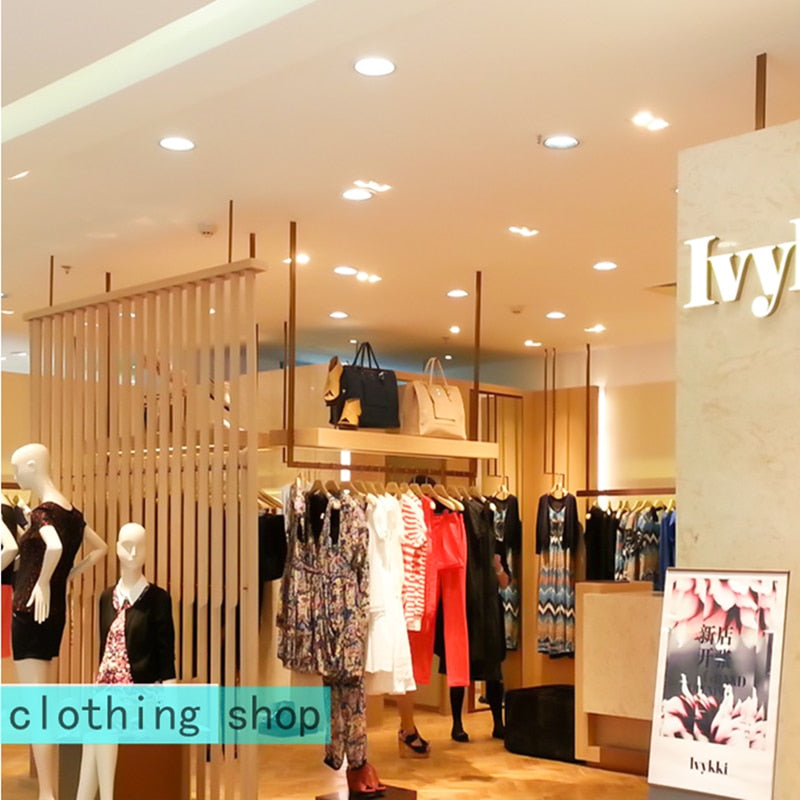 Dimmable COB Downlights Lamp 220v Ceiling Led Spot Lights 7W 9W 18W Recessed Round Room Kitchen Chambre Indoor Round Light