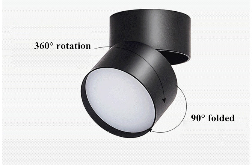 LED Downlight Ceiling Spot lights for Living Lamp 7w 12w 15w Ceiling Lighting For Kitchen Bathroom light Surface mounted