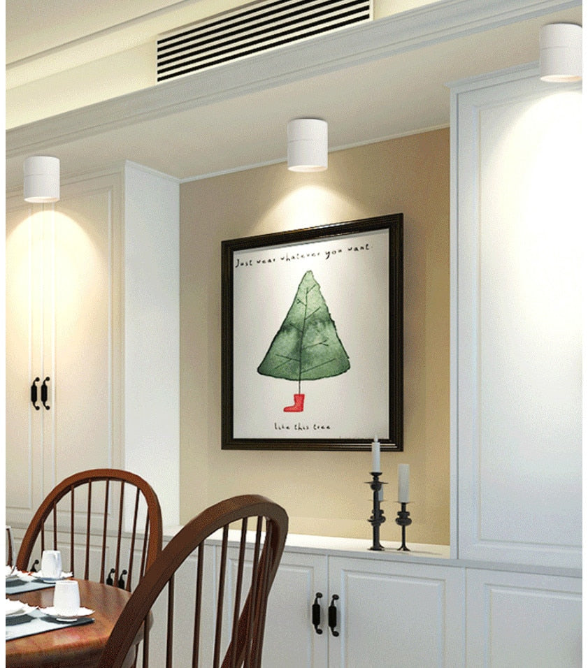 LED Downlight Ceiling Spot lights for Living Lamp 7w 12w 15w Ceiling Lighting For Kitchen Bathroom light Surface mounted