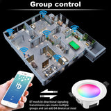 LED 10X 9W 5W RGB Warm Cool White 5in1 LED Ceiling Lamp DownLight WIFI/Bluetooth Spotlight APP/Music Remote Controller Timer Dimmer