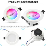 RGB Warm Cool White 5in1 LED Ceiling Lamp DownLight 6W 9W 5W 15W WIFI/Bluetooth Spotlights APP/Music Controller Timer Dimmer
