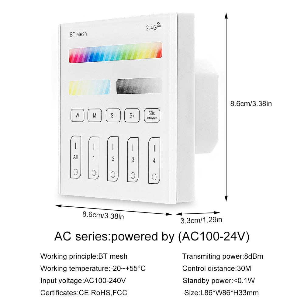 RGB Warm Cool White 5in1 LED Ceiling Lamp DownLight 6W 9W 5W 15W WIFI/Bluetooth Spotlights APP/Music Controller Timer Dimmer