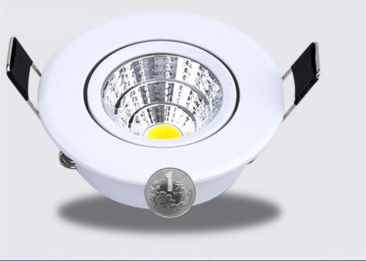 RGB Led downlight light COB 5W 110V 220V Ceiling Spot Light AC/DC12V Decoration Ceiling Lamp recessed Lights Indoor Lighting
