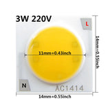 LED Downlight 10pcs a lot Ceramics Base LED COB Chip 3w 5w 7w 9w 12w 15w 20w 30w 50w AC220V LED Diode For Spotlight Downlight DIY Repair Parts