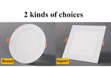 LED Panel Light 1pcs 3W 6W 9W 12W 15W 18W 25W Recessed Ceiling LED Downlight Indoor Spot Light AC110V 220V Driver Incl