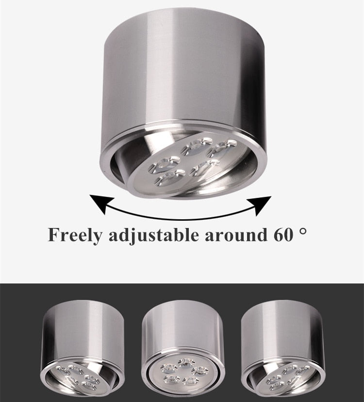Dimmable 1pcs 6W 10W 14W 18W 24W led spot downlight High Power LED Ceiling Spot Light Kitchen Bathroom LED Downlights AC85-265V