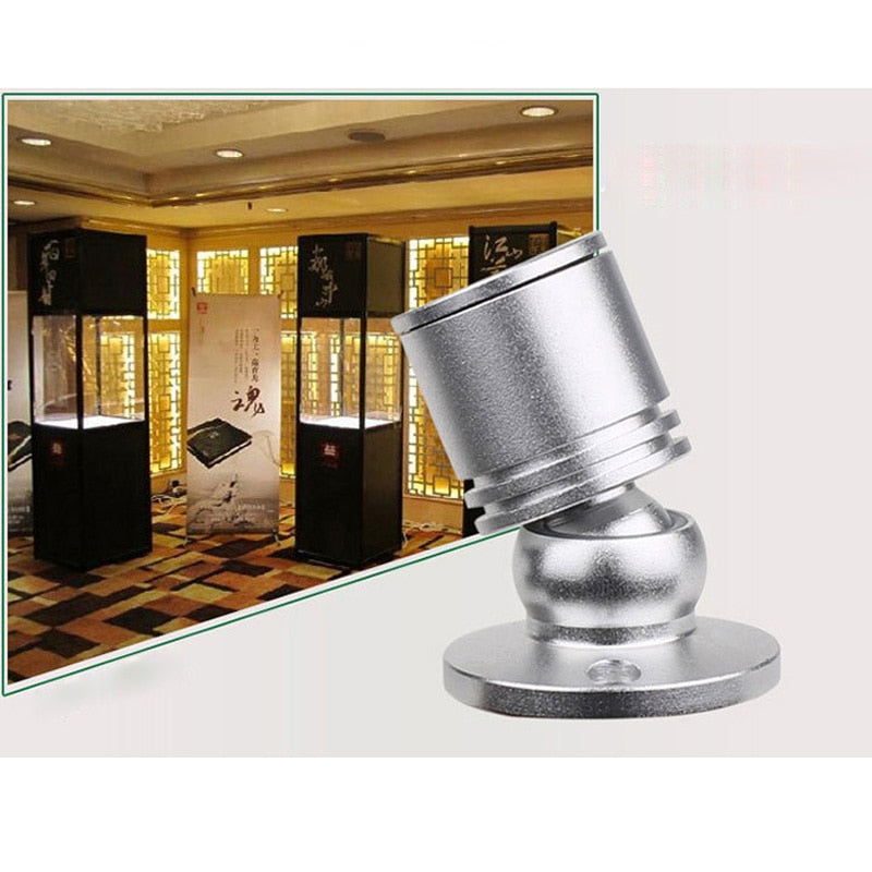 1W 3W Led Recessed Cabinet Mini Spot Light AC110V 220V Downlight DC12V Jewelry Show Include Led Driver Ceiling Light Lamp