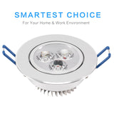 LED Spot Light 10 Pack/lots 110V 220V 9W 12W 15W Dimmable Downlight Indoor Home Lamps Bright Recessed Decoration Ceiling Lamp