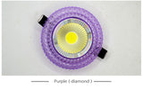 LED Colorful downlight Christmas light 3W 5W 7W 9W 110V 220V ceiling downlight rainbow RGB lamp ceiling spot light Magic color
