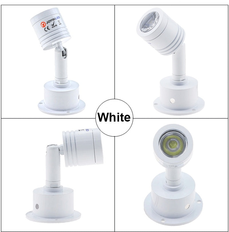 Recessed Led Mini Downlights 3W AC90-260V DC12V 360 Degree Rotating Spot Lighting LED Ceiling Down Lamp Indoor Lighting