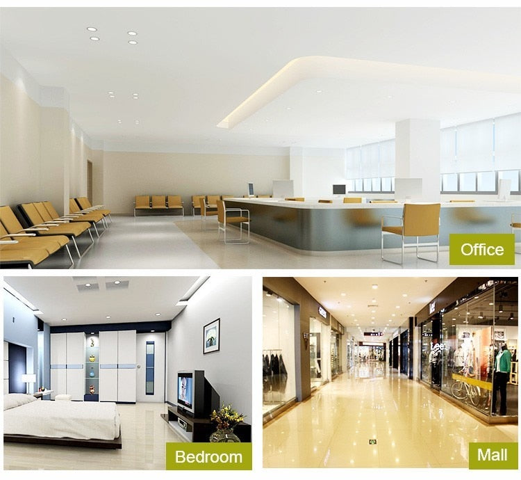 Dimmable LED Panel Light Ultra Thin Ceiling Recessed Downlight 3w 4w 6w 9w 12w 15w 25w Round LED Spot Light AC85-265V