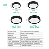 Surface Mounted LED downlight 5W 7W 9W 12W 15W 20W Ceiling Lamps Ultra Thin led spot lights 220V 110V Ceiling Fixtures Lighting