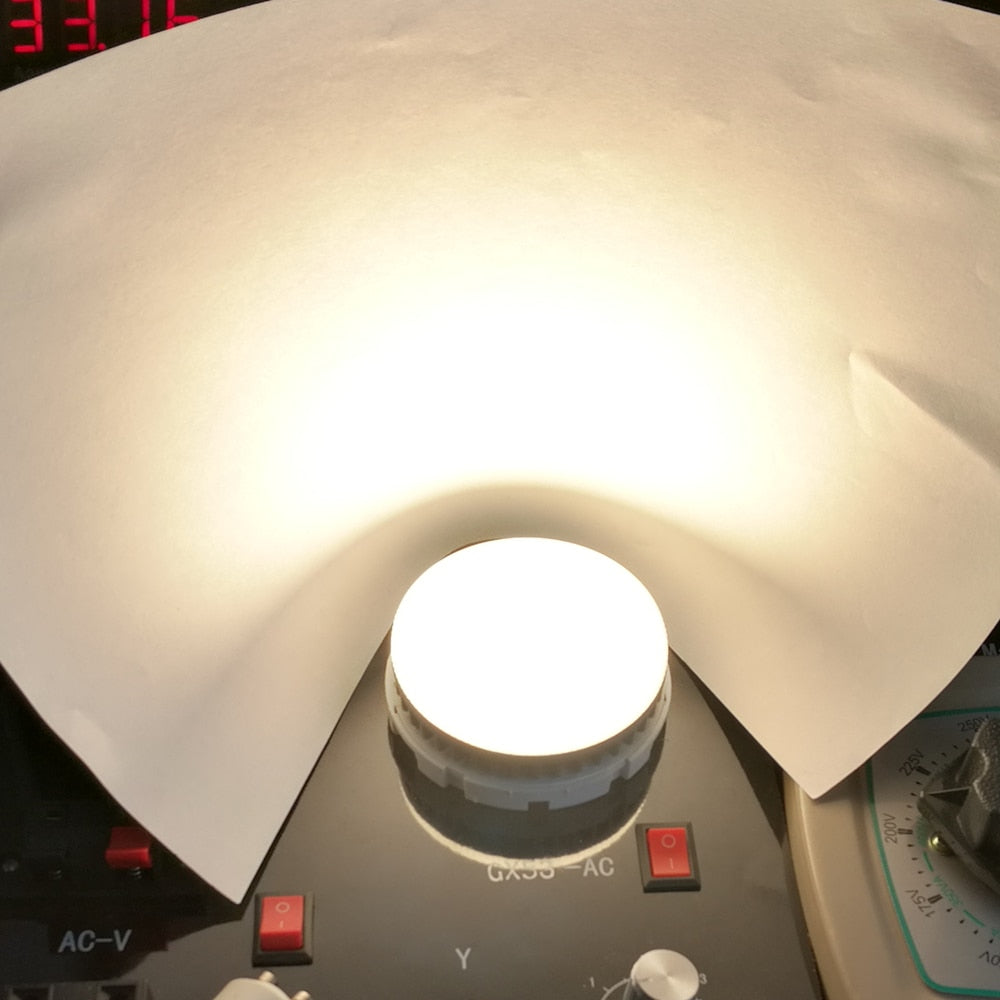 LED 220V AC 9W GX53 Lamp for Cabinet Light 3000K/4500K/6000K Dimmable or No Aluminum Body with PC Cover GX53 Led Downlight Bulb