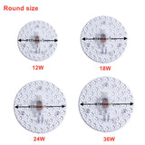 LED Ring PANEL Circle Light 12W 18W 24W 36W AC220V-240V LED square Ceiling board the circular lamp board