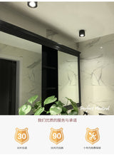 LED wall mounted downlight ceiling cob Nordic spotlights living room Corridor Home Round Scandinavian Spotlight Villa COB lamp