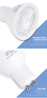 LED Corn Bulb MR16 10PCS GU10 Spotlight 220V Focos LED Bulb 5W 7W Ampoule LED Lamp GU5.3 Spot Light Energy Saving 2835 SMD