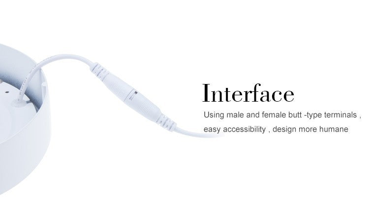 High brightness 6W 12W 18W 24W Round/Square LED panel light surface mounted downlight lighting LED ceiling down lamp AC85-265V