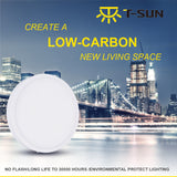 T-SUNRISE Ultra-thin LED Panel Downlight Panel Light Round Square LED Ceiling Recessed Surface Mounted LED lamp 8W/16W/24W/32W