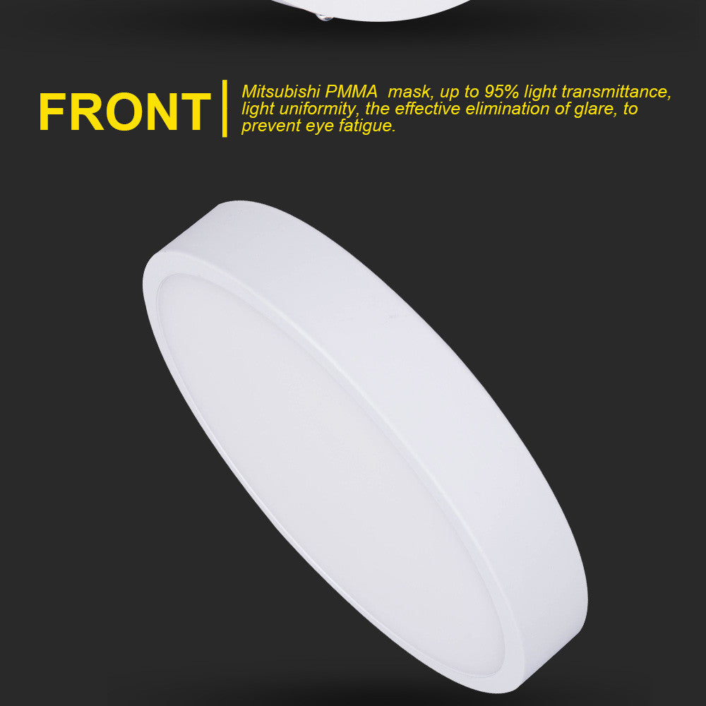 T-SUNRISE Ultra-thin LED Panel Downlight Panel Light Round Square LED Ceiling Recessed Surface Mounted LED lamp 8W/16W/24W/32W