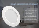 Led Downlight 3W 5W 7W 9W 12W 15W LED Ceiling Round Recessed Lamp 6Pcs 220V 230V LED Spot Light For Bathroom Kitchen