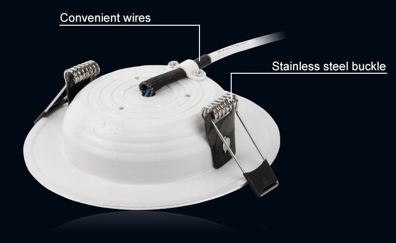 Led Downlight 3W 5W 7W 9W 12W 15W LED Ceiling Round Recessed Lamp 6Pcs 220V 230V LED Spot Light For Bathroom Kitchen