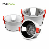 No Glare Led downlight Recessed In Led Ceiling Downlight Spot Led Lamp Dimmable 7W 15W 18W AC110V 220V For Indoor Room Stores