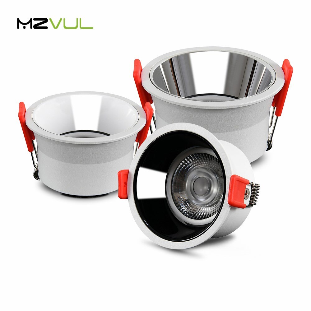 No Glare Led downlight Recessed In Led Ceiling Downlight Spot Led Lamp Dimmable 7W 15W 18W AC110V 220V For Indoor Room Stores