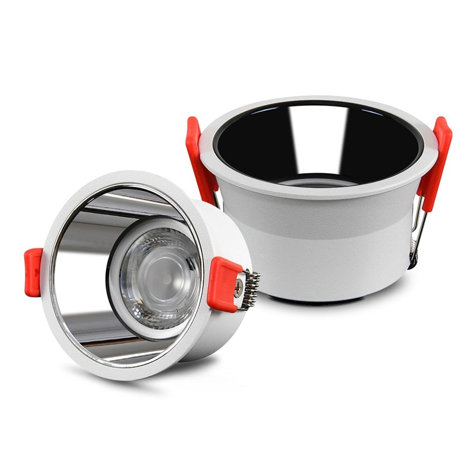 No Glare Led downlight Recessed In Led Ceiling Downlight Spot Led Lamp Dimmable 7W 15W 18W AC110V 220V For Indoor Room Stores