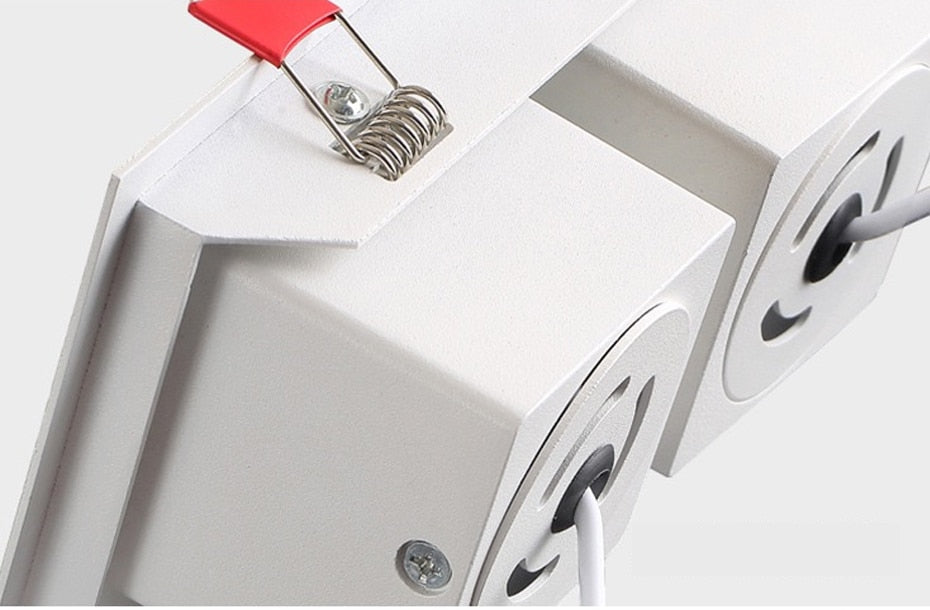 Square Recessed LED Downlights 7W Single/Double COB LED Ceiling Spot Lights Background Lamps AC85~265V Indoor LED Spot Light