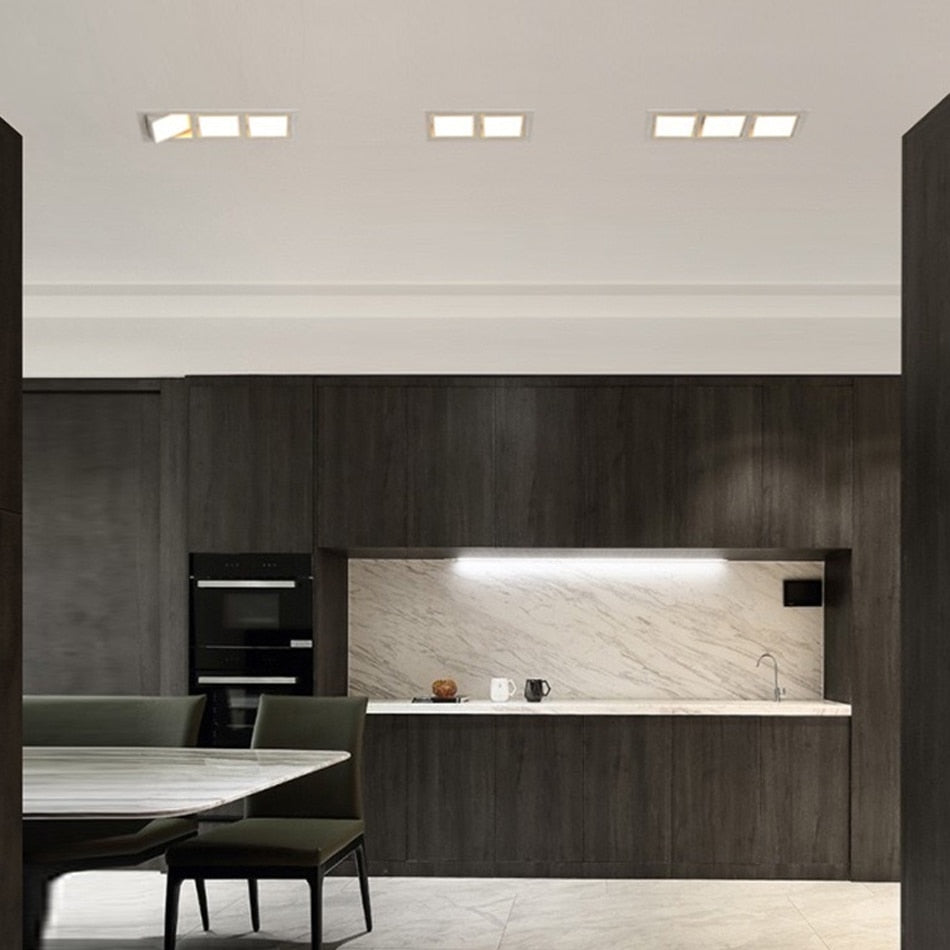 Square Recessed LED Downlights 7W Single/Double COB LED Ceiling Spot Lights Background Lamps AC85~265V Indoor LED Spot Light