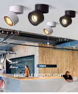 DIMMABLE Surface Mounted LED Panel Light Bulb Round COB 9w 12w 15w LED Ceiling lamp Lights LED Downlight AC110v-220V