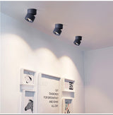 DIMMABLE Surface Mounted LED Panel Light Bulb Round COB 9w 12w 15w LED Ceiling lamp Lights LED Downlight AC110v-220V