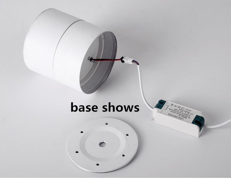 DIMMABLE Surface Mounted LED Panel Light Bulb Round COB 9w 12w 15w LED Ceiling lamp Lights LED Downlight AC110v-220V