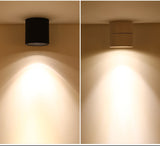 DIMMABLE Surface Mounted LED Panel Light Bulb Round COB 9w 12w 15w LED Ceiling lamp Lights LED Downlight AC110v-220V