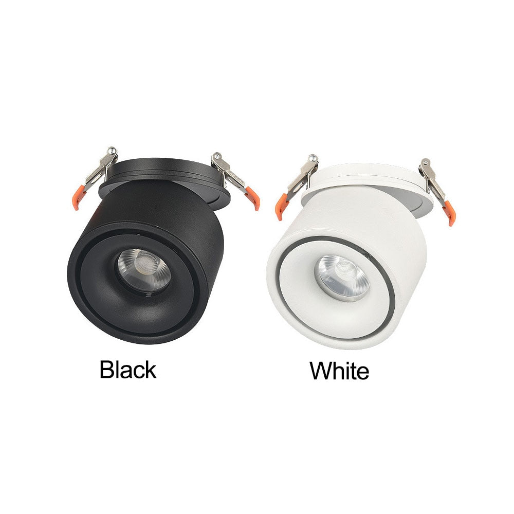 LED Downlight 1Pcs 12W Rail Track Fixture COB 10W Surface Mounted Downlight 7W Ceiling Light For Shop Stores Home Decorating