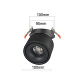 LED Downlight 1Pcs 12W Rail Track Fixture COB 10W Surface Mounted Downlight 7W Ceiling Light For Shop Stores Home Decorating
