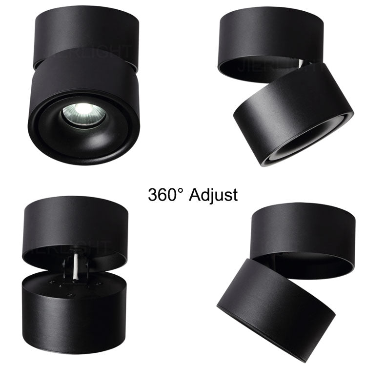 LED Downlight 1Pcs 12W Rail Track Fixture COB 10W Surface Mounted Downlight 7W Ceiling Light For Shop Stores Home Decorating