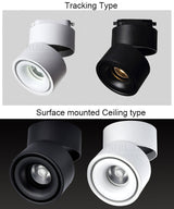 LED Downlight 1Pcs 12W Rail Track Fixture COB 10W Surface Mounted Downlight 7W Ceiling Light For Shop Stores Home Decorating