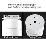 LED Downlight 1Pcs 12W Rail Track Fixture COB 10W Surface Mounted Downlight 7W Ceiling Light For Shop Stores Home Decorating
