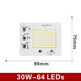 SMD 2835 LED Chip 100W 50W 30W 20W 10W Flood Light Beads AC 220V-240V Led Floodlight Lamp DIY For Outdoor Lighting Spotlight