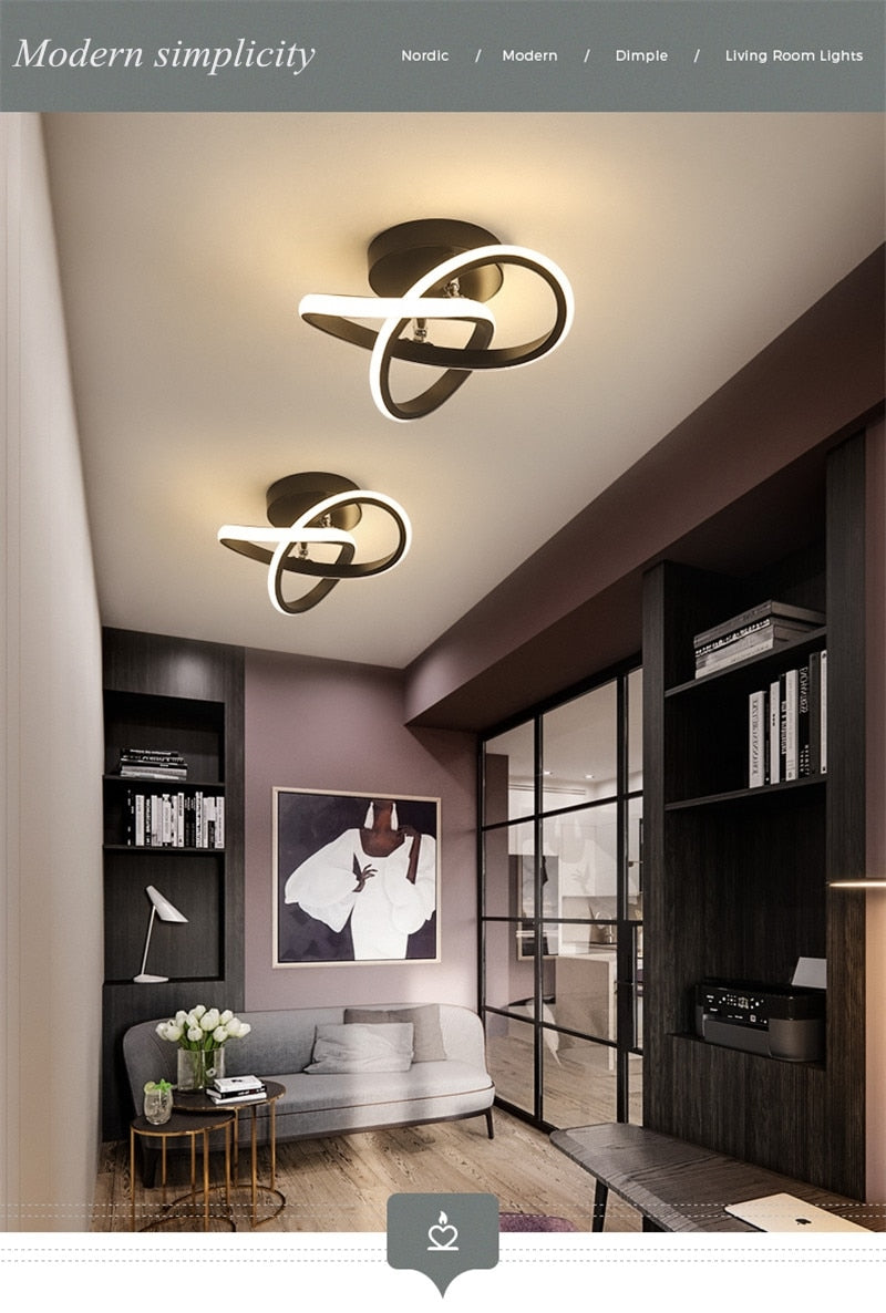 Modern LED Aisle Ceiling Lights Home Lighting Led Surface Mounted for Bedroom Living Room Corridor Light Balcony Lights