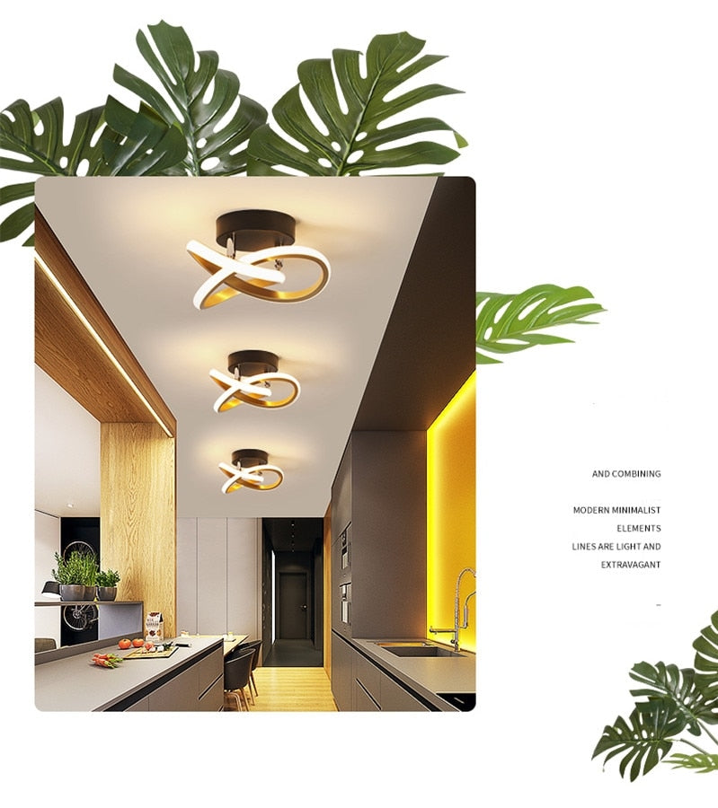 Modern LED Aisle Ceiling Lights Home Lighting Led Surface Mounted for Bedroom Living Room Corridor Light Balcony Lights