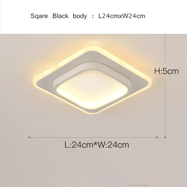 Modern LED Aisle Ceiling Lights Home Lighting Led Surface Mounted for Bedroom Living Room Corridor Light Balcony Lights