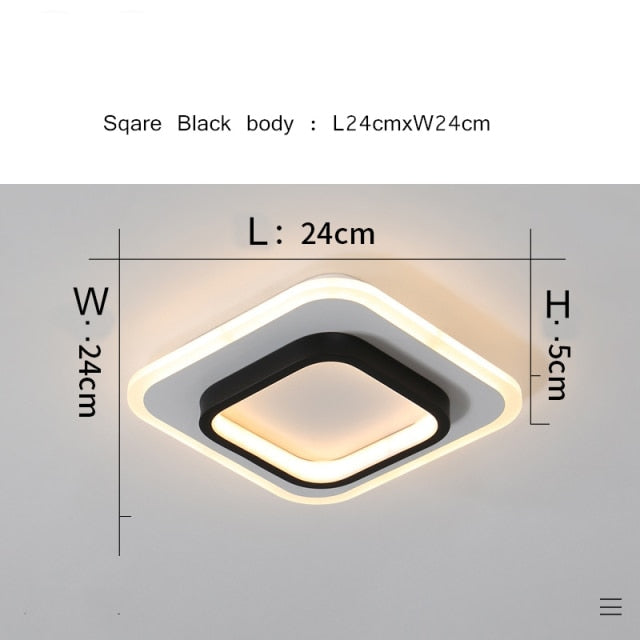 Modern LED Aisle Ceiling Lights Home Lighting Led Surface Mounted for Bedroom Living Room Corridor Light Balcony Lights