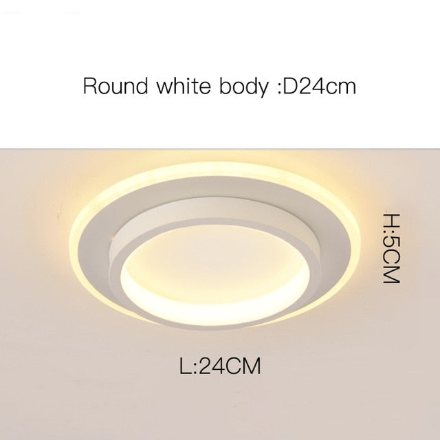 Modern LED Aisle Ceiling Lights Home Lighting Led Surface Mounted for Bedroom Living Room Corridor Light Balcony Lights