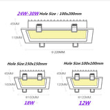 Led Panel 1pcs Dimmable Recessed led downlight 12W 18W 24w 30w Square LED Spot light led ceiling lamp AC110V 220V