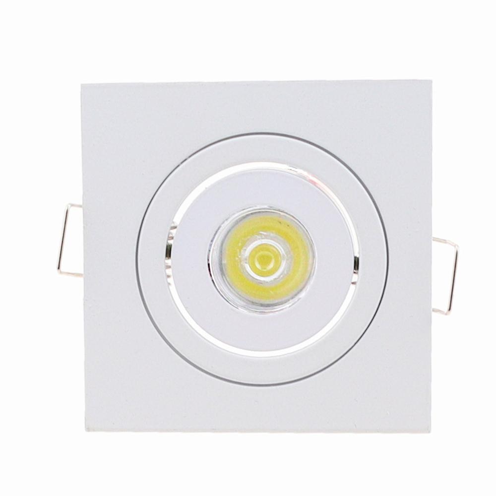Cabinet Foyer living recessed miniature spot down light small mini COB square dimmable LED downlight 3W